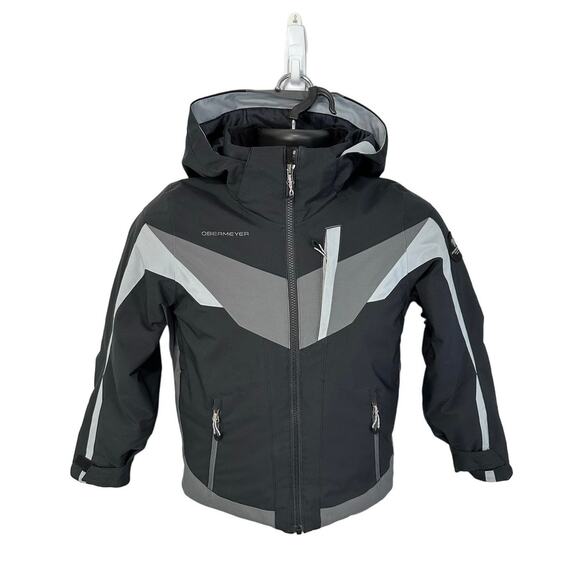 Obermeyer Other - Obermeyer Boys Mach 12 Ski Snowboard Jacket Black Grey Size Teen Small / 8 Boys